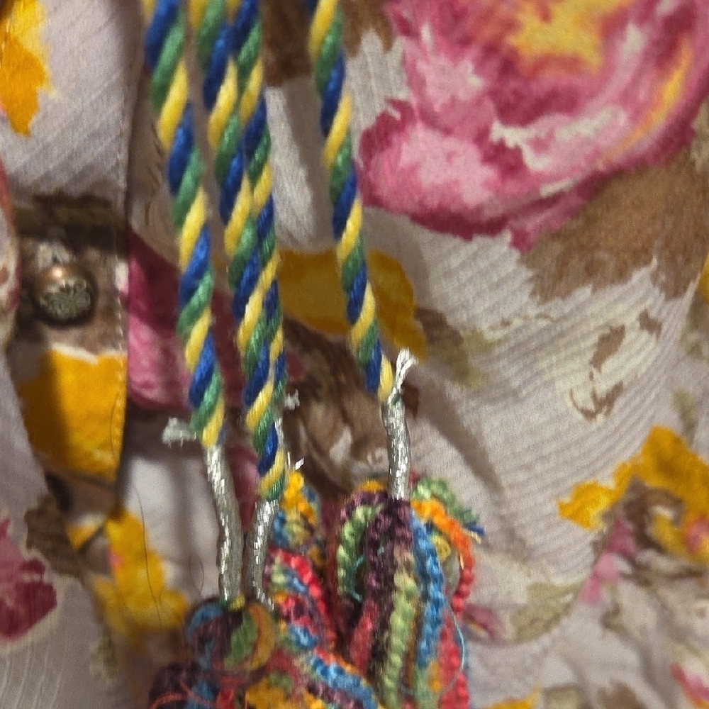 Aratta Multicolor Floral Long Sleeve Dress - Picture 6 of 14